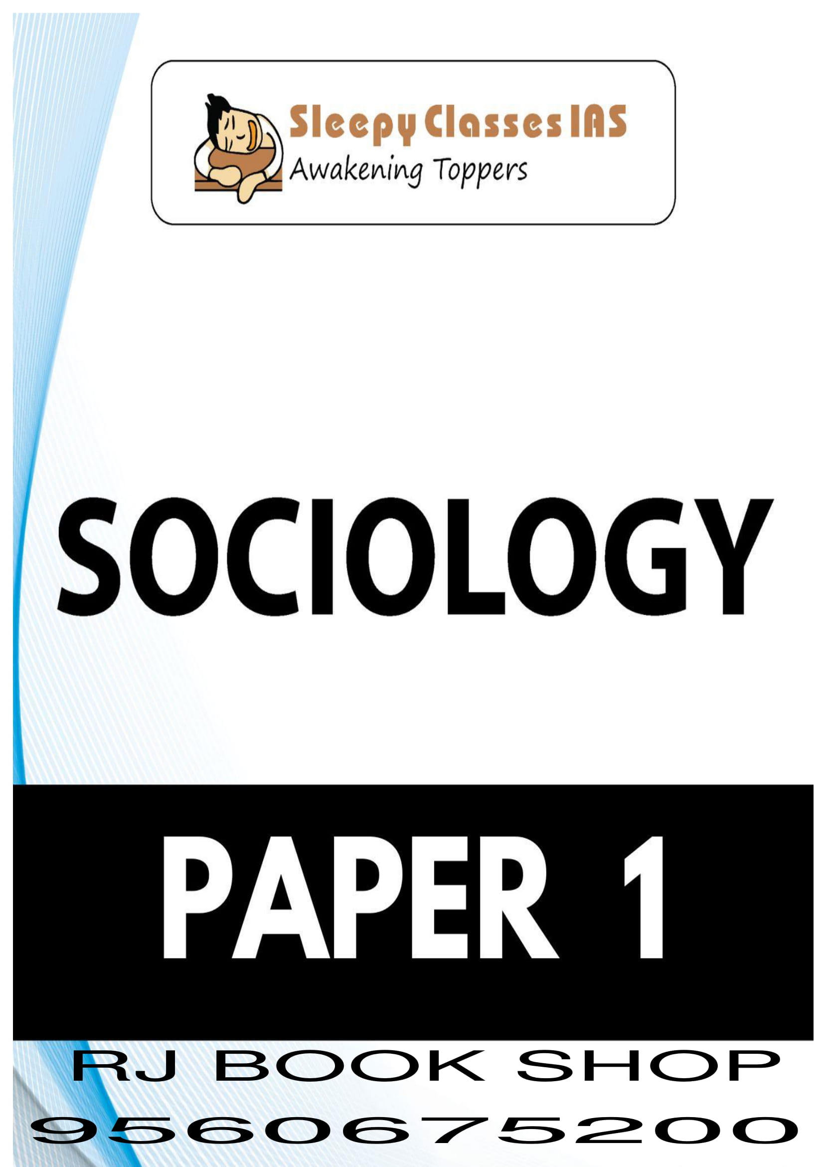 Sleepy IAS classes sociology optional latest notes. UPSC mains paper 1 and 2